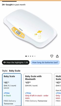 Beurer Digital Baby Scale