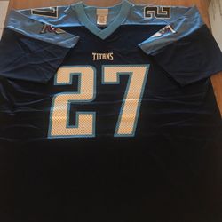 Eddie George Tennessee Titans football jersey