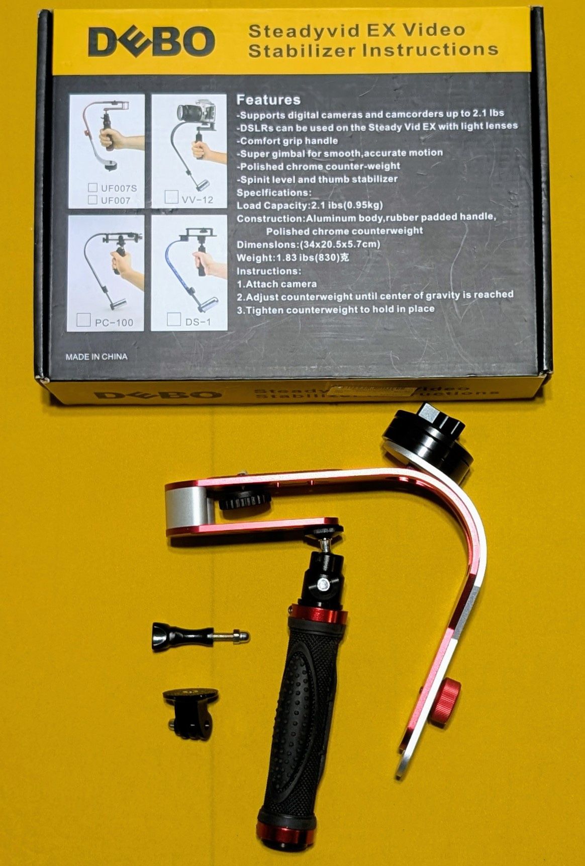 Handheld Video Camera Stabilizer