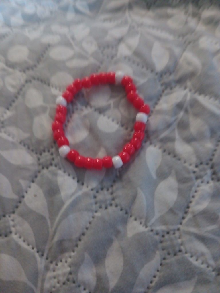 Handmade Mushroom Themed Bracelet