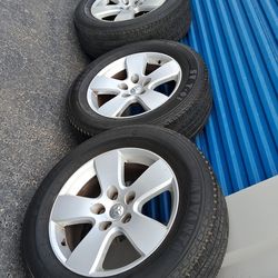 OEM 20" RAM 1500 RIMS & TIRES 5 LUG