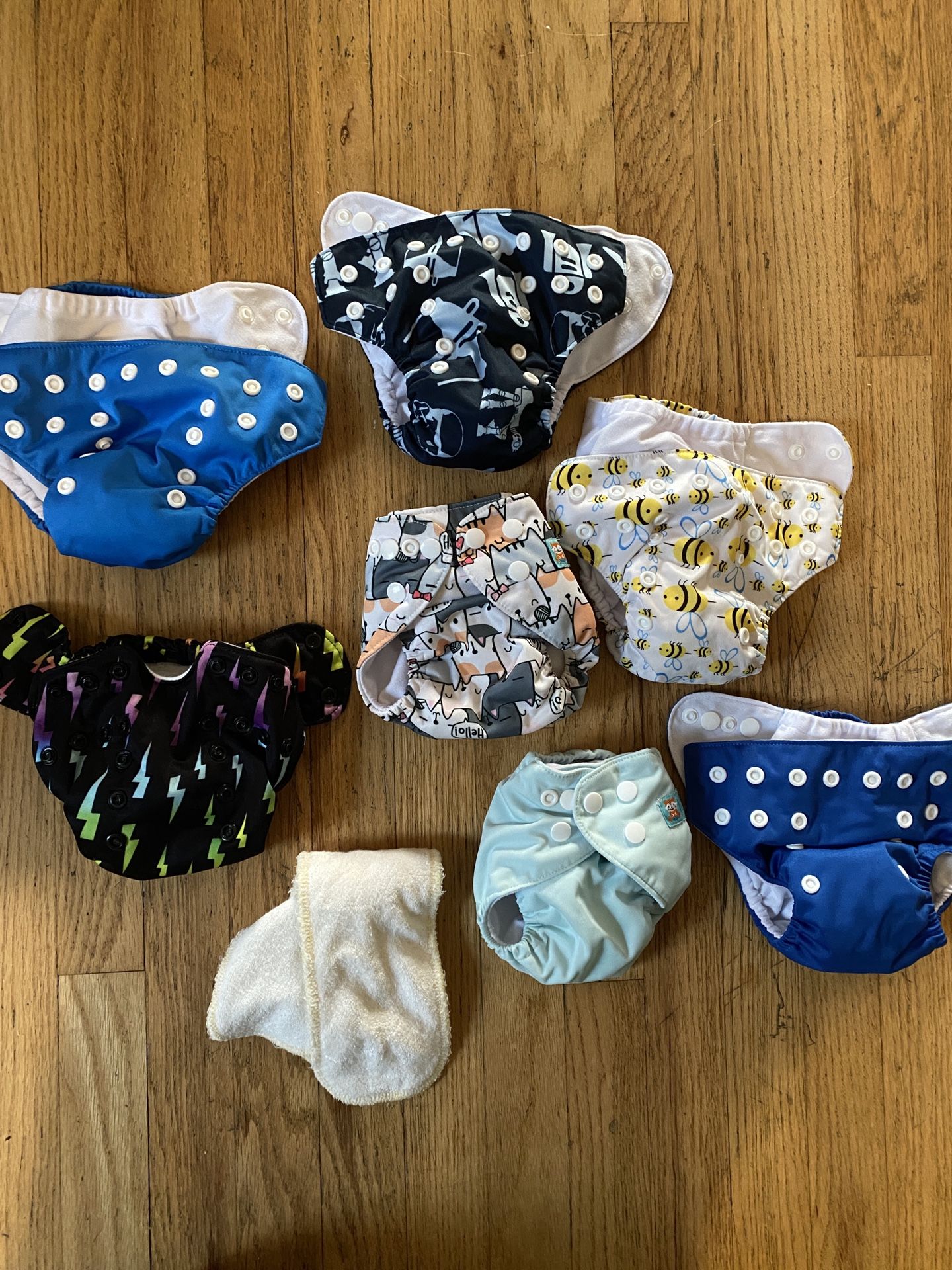 Newborn Cloth Diapers And Inserts