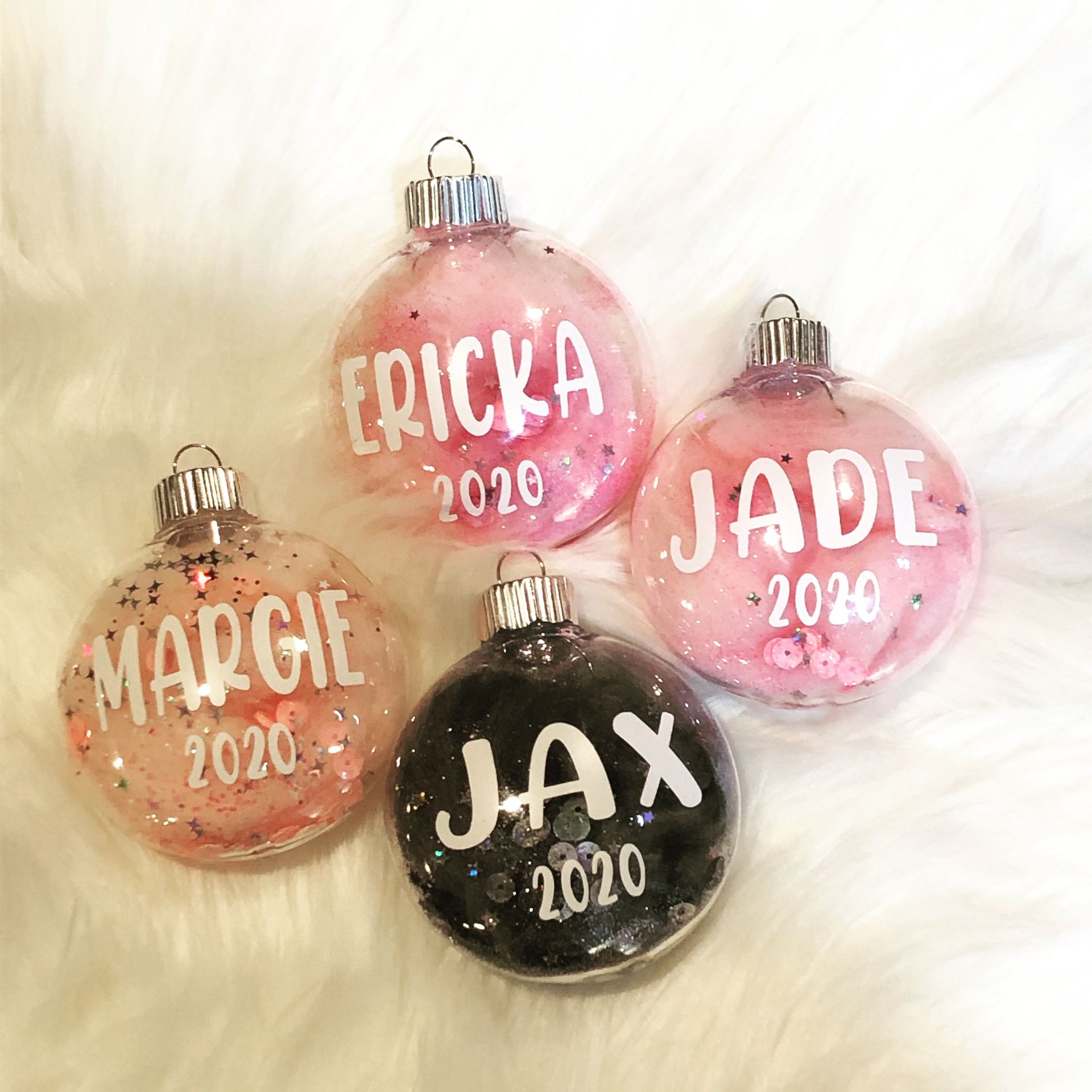 Plastic Disk Ornaments