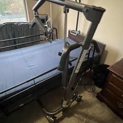 Highly Functional Electric Bed With Electric Mattress Hoyer Lift Cash Only Must Pick Up