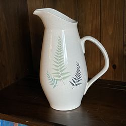 Franciscan Fern Leaves Pitcher