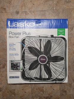 Lasko 20" 3-Speed Power Plus Box Fan