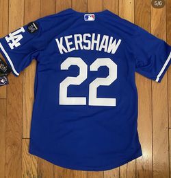 Kershaw Blue World Series Fernando Blue Jersey