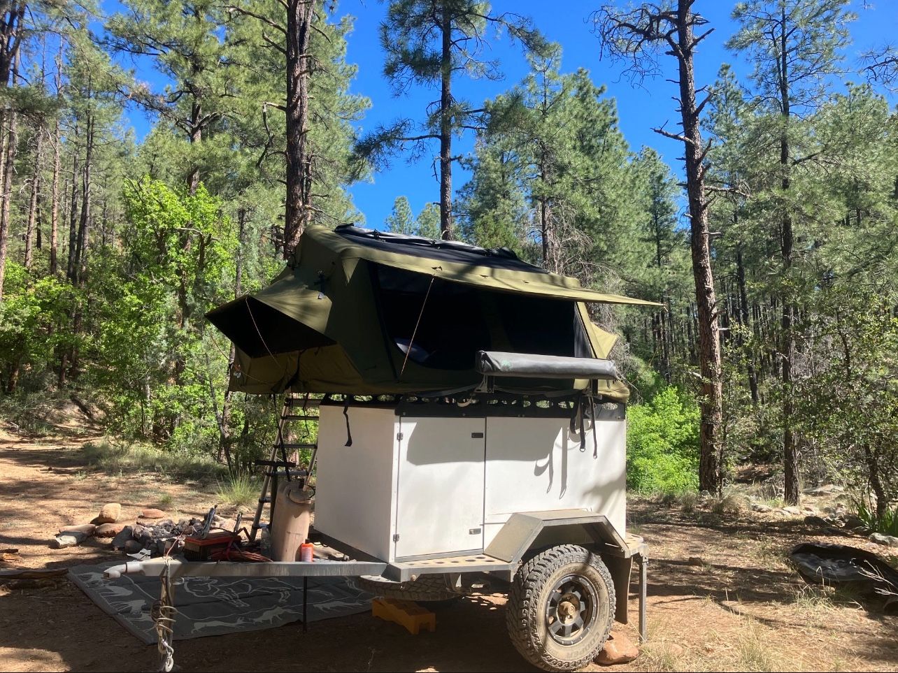 Small Overland Camp Trailer