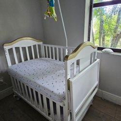 NEW Crib Attached To Bed -NUEVO Moises Pegado A La Cama