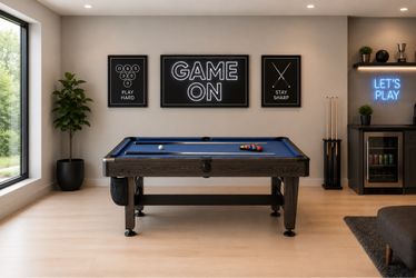 NEW! Pool Table + Slide Hockey + Foosball + Table Tennis