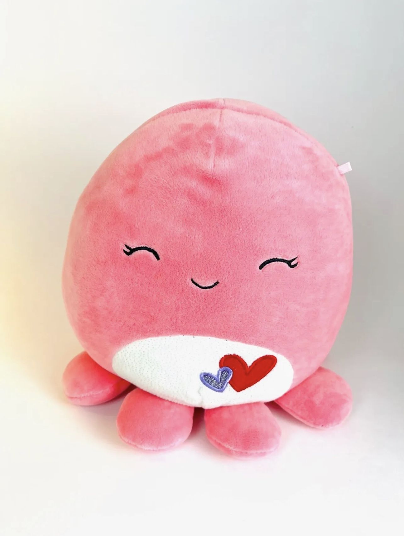 Squishmallows Valentine Abby Octopus 8 inch Plush Toy Valentine Squad EUC