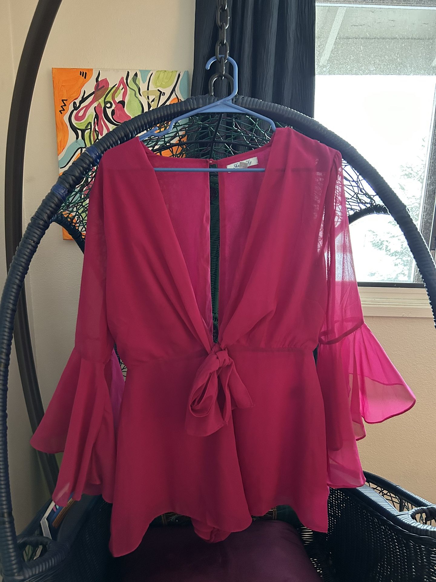Hot Pink Romper💗 Size L