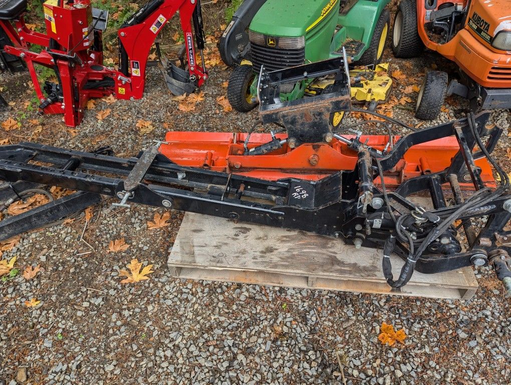 Kubota Tractor 4 point Hitch and 7ft Snow Plow