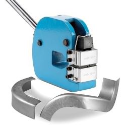 globauto metal shrinker and stretcher 2-in-1 90mm throat 18 gauge mild steel 16 gauge aluminum sheet metal bender