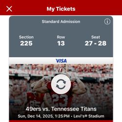 Titans Vs 49ers 12/14/2025