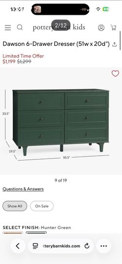 Pottery Barn dresser