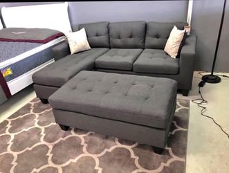 Sectionals with ottoman $599 $1 down no credit check financing