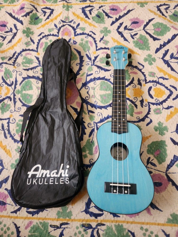 Blue Panda Ukulele