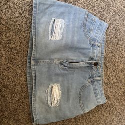 Jean Skirt 