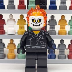 Lego Super Heroes Minifigure Ghost Rider Johnathon 'Johnny' Blaze from set 76245