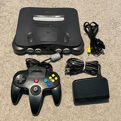 Nintendo 64 N64 Console System Bundle w/ Cables Controller Tested