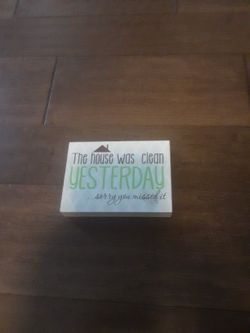 Wood Sign For Counters Or Tables