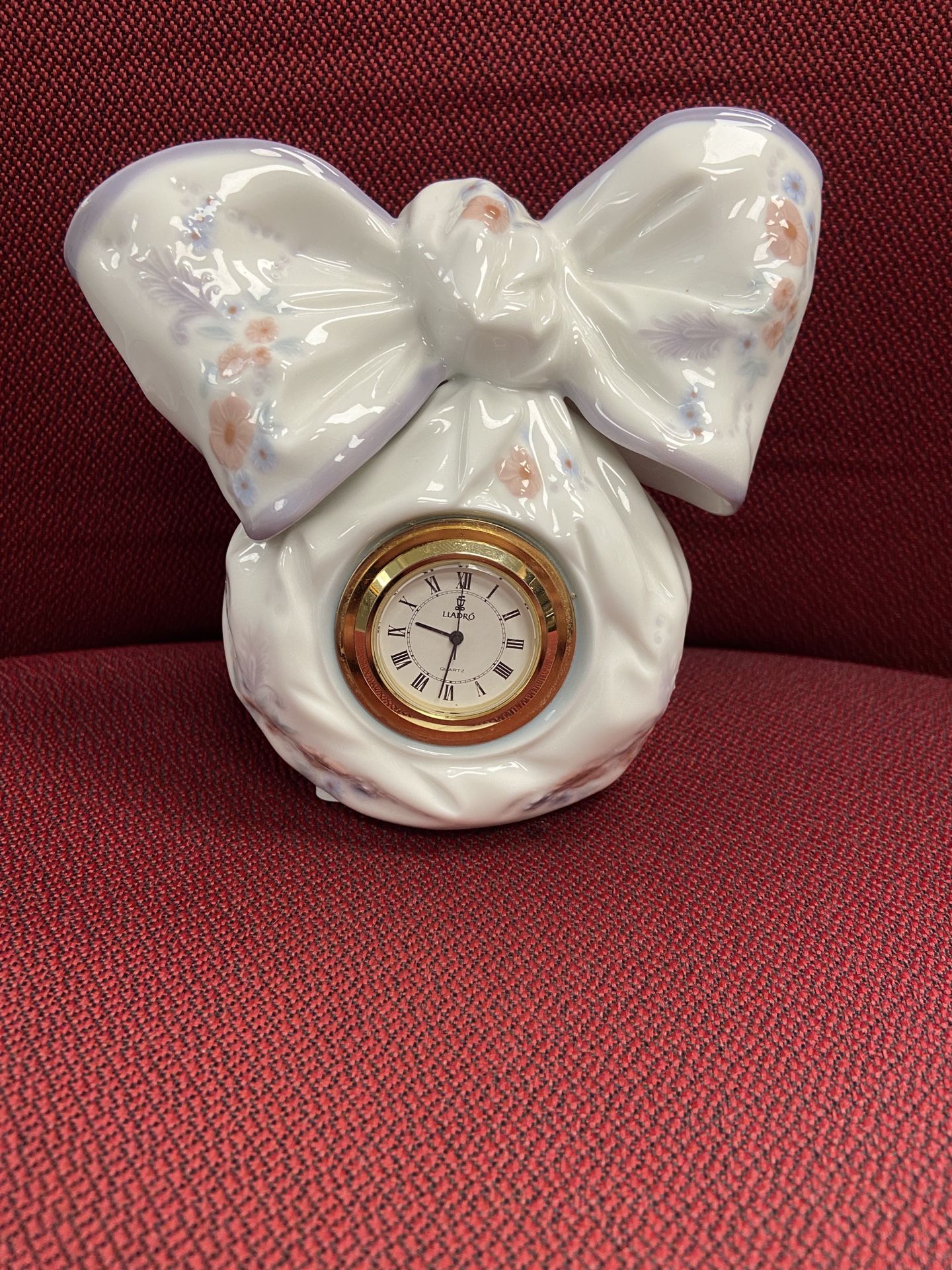 Lladro Clock Figurine