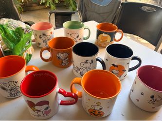 Peanuts mugs