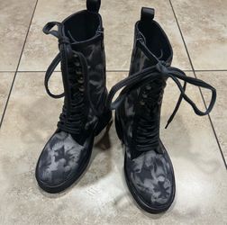 Monaris Tie-Dye Combat Boots
