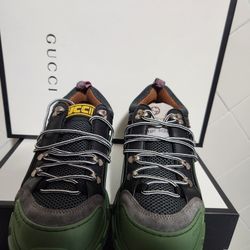 Gucci Flashtrek Green Low Top Sneakers 