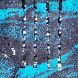 Twisted Chrome Fork Bars For Lowrider Bikes 