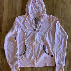 Twisted Heart Diamond And Pearls Hoodie NWOT SZ S