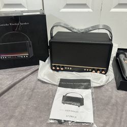 Smart Karaoke Machine for Adults with 2 Wireless Mics