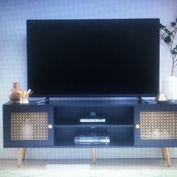 70’ Black TV Stand