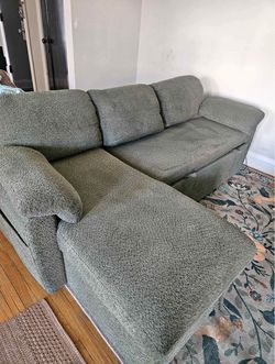 Green couch
