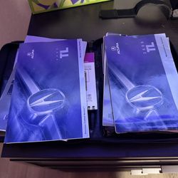 2004-2008 Acura TL owners manual and 2 K&N oil filters