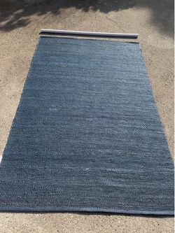New Antep natural jute rug 5’ x 7’