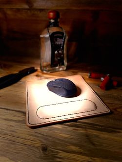 Handmade Leather Mouse Pad