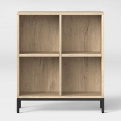 4-Cube Bookcase by Threshold – Vintage Oak (Excellent Condition!)