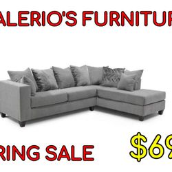 Brand New Grey Sectional 