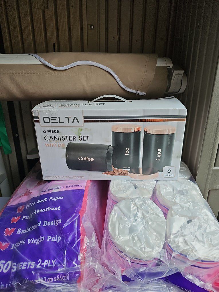 Delta 6 Piece Canister Set 
