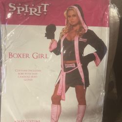 Boxer girl Halloween costume size small PLEASE READ