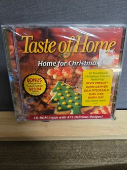 Taste of Home Home for Christmas CD ROM Brand New