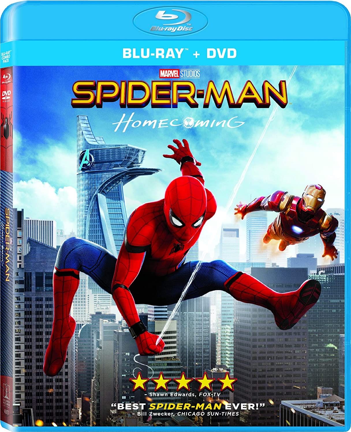 Spiderman homecoming Blu-ray and DVD brand new great condition even comes with stickers!!!