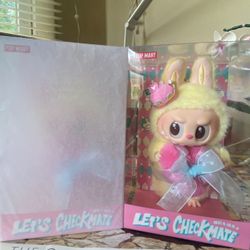 THE MONSTERS Let's Checkmate Series-Vinyl Plush Hanging Card