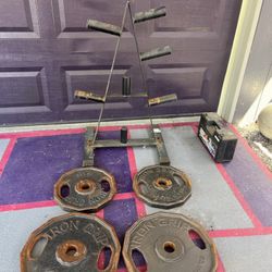 Iron Plates With Stand 