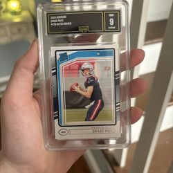 Drake Maye Graded Rookie Card
