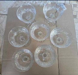 Crystal GLASSES  Set Of 7