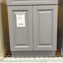 24'' grey bathroom vanity $179