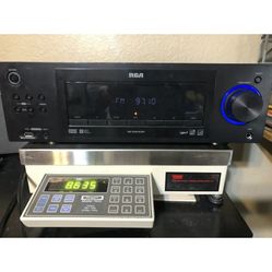 UNTESTED RCA RT2870-A Home Theater Receiver MP3/Digital. No Remote - POWERS ON
